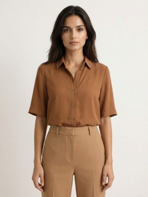 Ženski TIFFANY Viskozna košulja kratkih rukava 1179