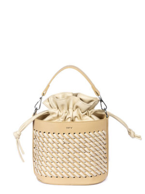 Ženska TIFFANY Bucket torba sa pletenim efektom 1197